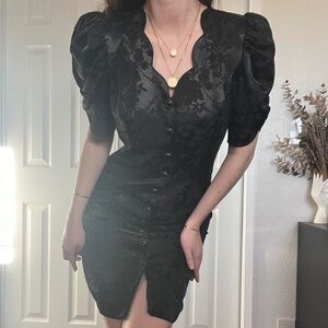 Petite Jazz vintage mini dress 🍷